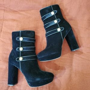 Velvet Michael Kors Heeled Boots